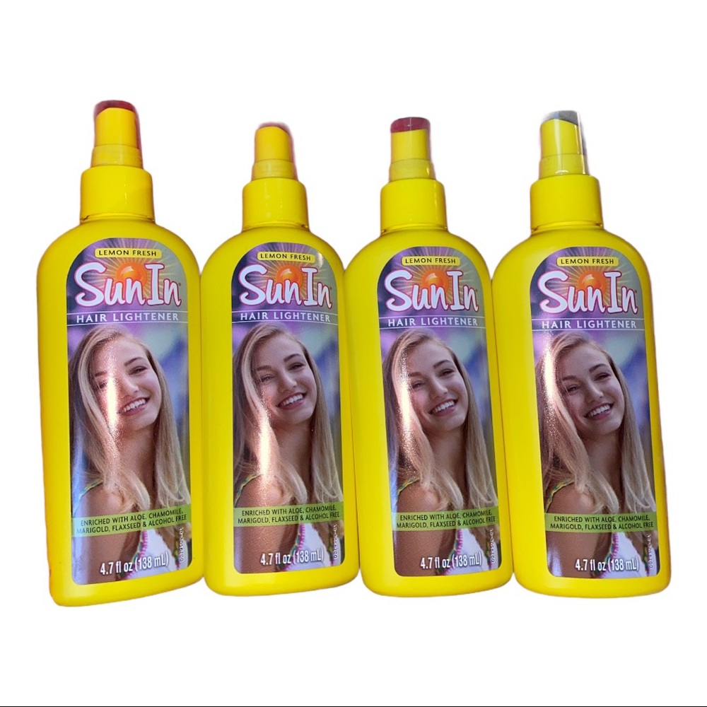 Sun In Hair Lightening Spray Lot of 4 Bottles 4.7 fl oz